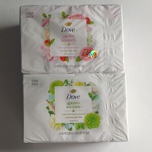 Dove Garden Tea Party Body Bar - White (Pack of 4)